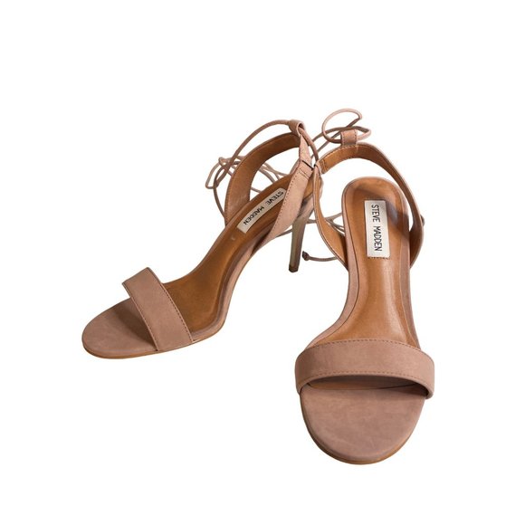 Women’s Steve Madden Natlia Strap Ankle Tie Heels - Picture 1 of 7